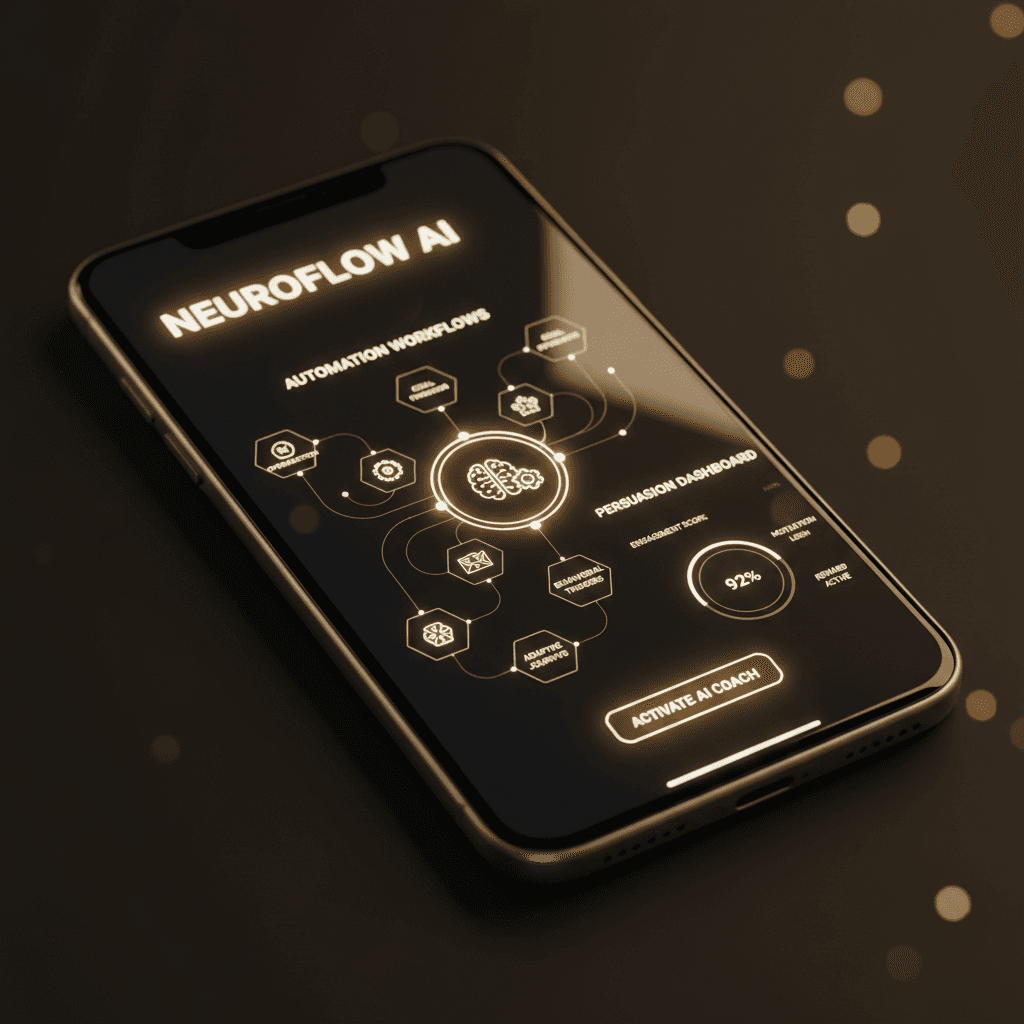 Custom-built mobile app with AI automation features